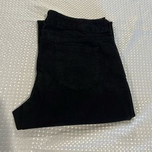 CHICOS PLATINUM BLACK STRETCH CHICO SIZE 3